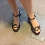 Unlisted  Brown High Heel Sandals Size 8 Photo 3