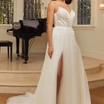 Casablanca Bridal Wedding Dress Style Rhiannon White Size 14 Photo 4
