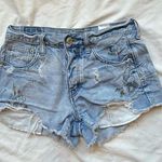 American Eagle Outfitters ripped distressed doodle festival shorts Photo 0