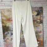 Ellen Tracy Classic Cream Wide Leg Side Zip Pant 8  Photo 7
