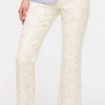 J.Crew  White Floral Jeans Photo 0