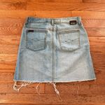 Mudd Light wash blue two toned jean  vintage skirt Photo 6