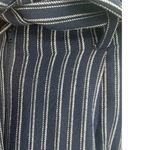 J.Crew Point Sur Paperbag Pants Wide Leg Belt Stripe Navy Blue Size 12 Photo 4