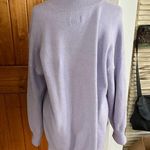 Maeve Anthropologie  Lavender Mock Neck Oversized Sweater Dress Photo 1
