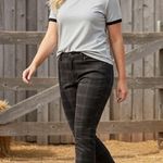 Democracy  Ab Technology Plaid Jeans Size 8P Photo 0