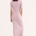 Free People Beach Lulu Henley Midi Ribbed V-Neck Dress Photo 1