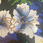 SHARIF Hand Painted Hawaiian Sunset Leather Bag ARTISTIC EXPRESSIONS VTG Purse Photo 12