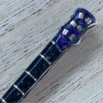 RARE Navajo Signed JB Sugilite Black Onyx Pendant Native American Jewelry Pueblo Purple Photo 7