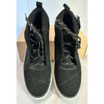 Toms  Women’s Riley Black Suede Leather Mid Top Sneakers Lace Up Size 9.5 NWT Photo 5