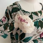 Puo Duo Duo Bold Floral Textured Mini Dress Small Photo 1