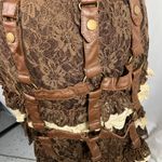 Spirit Halloween  Steampunk‎ Costume Skirt Vest Mask Adult M/L Brown Gothic Gears Photo 10