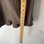 st. john's bay  Shirt Large Brown Paisley 3/4 Sleeve Tunic‎ Pullover Top Peasant Photo 4