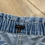 Material Girl  paperbag raw hem denim shorts Photo 1