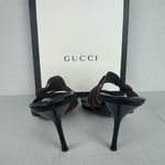 Gucci  Black Red/Green Sandals with Multi-Strap Design Size 38. Photo 9