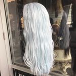Wig sale blue Cosplay Anime Costume Long Wig Green Photo 2