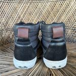 Vans water resistant Off The Wall Unisex Hi Top Black Pebble Leather Photo 1