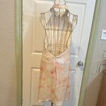 Daya Sequin Halter Mini Dress Neck Cocktail pastel Jewel Badgley Mischka Orange Size 12 Photo 5