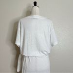 Free People Beach White Tie Waist Midi Dress, Sz Small Photo 8