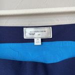 Moulinette Soeurs Anthropologie Dress Y2K Blue Nautical Fisherman Preppy 10 Overall Button Mini Photo 3