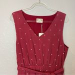 BNWT! JOYFOLIE MIA JOY India Red Polka Dot Dress Tie Waist Size XL Photo 1