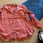Lucky Brand  medium red blouse Photo 2