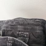 American Eagle [ Outfitters] High Rise Skinny Kick Washed Black Jeans Sz 12 Long Photo 9