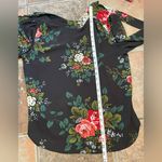 Loft  Floral Long Sleeve Tie Back Blouse Office Business Casual Lightweight Sz Sm Photo 6
