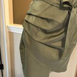 Altar'd State  Satin Olive Wrap Mini Dress, Size M Photo 3
