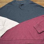 Pact Size M 100% Organic Cotton Color Block Sweatshirt Photo 0