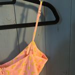 ZARA Pink/Yellow Banana Print Shorts Romper | Women’s Size XS Photo 4