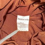 House Of CB Letitia Cocoa Brown Swirl Halter Ruched Mini Dress MEDIUM Photo 5