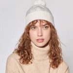 Joie  Macia Pom Pom Beanie Wool Alpaca Blend Photo 0