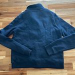 Hollister  navy‎ blue 3/4 zip up sweatshirt Photo 3