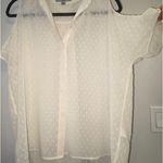 ALLSAINTS  cold shoulder chiffon shirt Photo 3