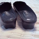 Brighton Austen Black Brown Equestrian Leather Slip On Mules Loafers Women’s 8 Photo 2