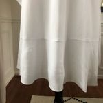 Lewit Split Kimono Sleeve Dress White NWT 6 Photo 6