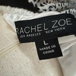 Rachel Zoe Black and White leopard print Skirt sz L Photo 7