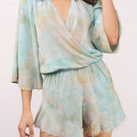 Blue Life Women’s Planet  Wonderland Flora Wrap Romper size Medium Photo 0