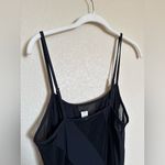 Frederick's of Hollywood  Vintage 90s Y2K Spiral Sheer Maxi Dress Sz L Black Mesh Photo 5