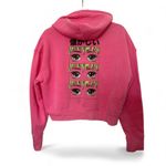 Birch & Stone Anime Eyes Crop Hoodie Pink Size undefined Photo 1