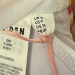 Boden One Shoulder Swimsuit Blue Artisan Petal Sz Size 4 Photo 6