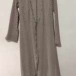H&M checkered long sleeve wrap dress Photo 1