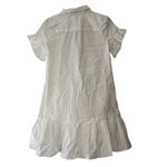 J.Crew amelia mini collared shirtdress white cotton poplin by923 women x-small Photo 6