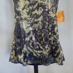 Eyeshadow  Gold Black Sequin Racerback Tank Top NWT Photo 2