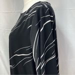 Alfani  Boat-Neck 3/4-Sleeve Printed Tunic Womens XL Classic Striped‎ Spring Photo 7