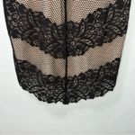 Adelyn Rae  Lace Bodycon Dress M Illusion Mesh Black & Nude Evening Bandage Style Photo 6