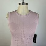 Blanc Noir Sleeveless Mesh Infinity Top in Lilac Purple Size M Photo 3