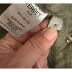 Vervet Olivia High Rise Utility Cargo Wide Leg Jeans Green Size 32 Photo 3