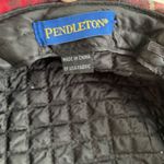 Pendleton  Red Plaid Wool Newsboy Hat S M Photo 7