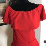 Love...Ady  Ruffle Popover Romper in red M Photo 3